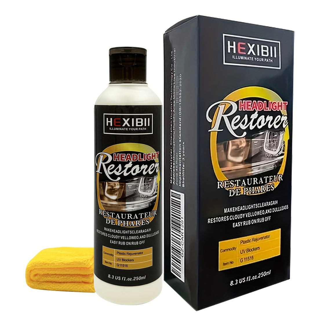 Car Headlight Restoration Fluid Automotive Headlight Oxidation