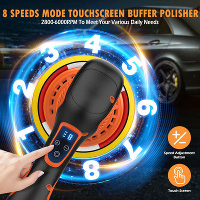 Protmex Cordless Car Buffer Polisher