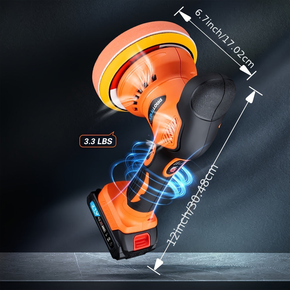 Protmex Cordless Car Buffer Polisher