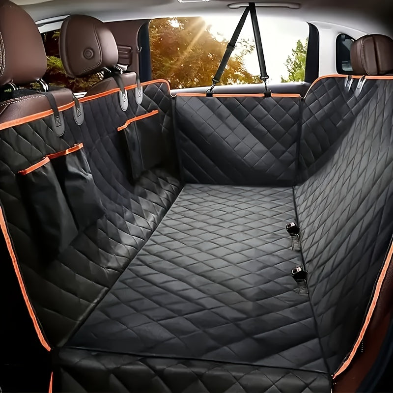 Luxury Quilted Dog Seat Cover for Cars uty Waterproof Pet Hammock