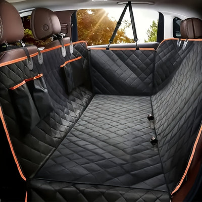 Luxury Quilted Dog Seat Cover for Cars uty Waterproof Pet Hammock