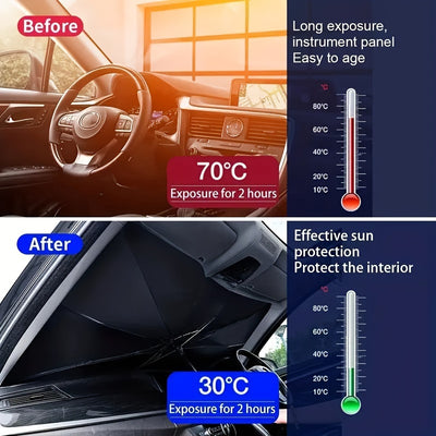 Car sunshade front windshield sun protection