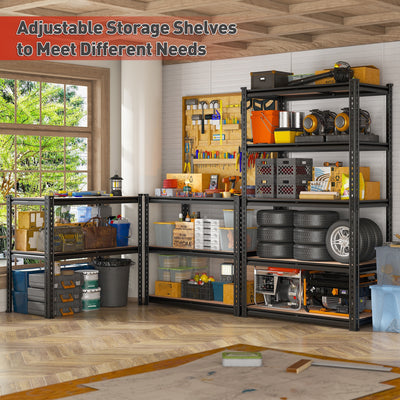 Heavy Duty 5 Tier 2000LBS Metal Shelving Units