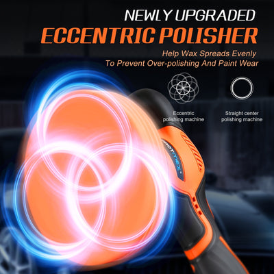 Protmex Cordless Car Buffer Polisher