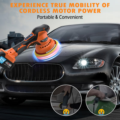 Protmex Cordless Car Buffer Polisher