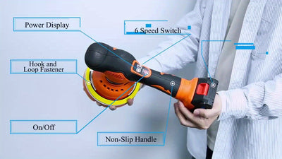 Protmex Cordless Car Buffer Polisher