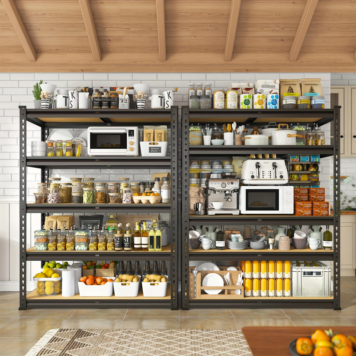 Heavy Duty 5 Tier 2000LBS Metal Shelving Units