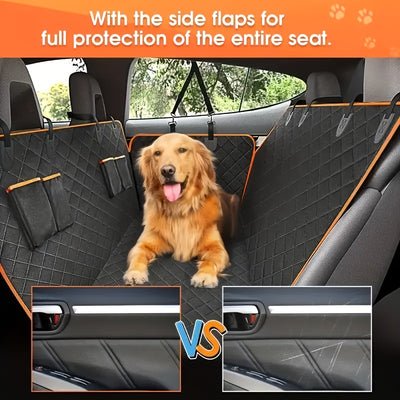 Luxury Quilted Dog Seat Cover for Cars uty Waterproof Pet Hammock