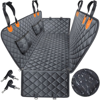 Luxury Quilted Dog Seat Cover for Cars uty Waterproof Pet Hammock
