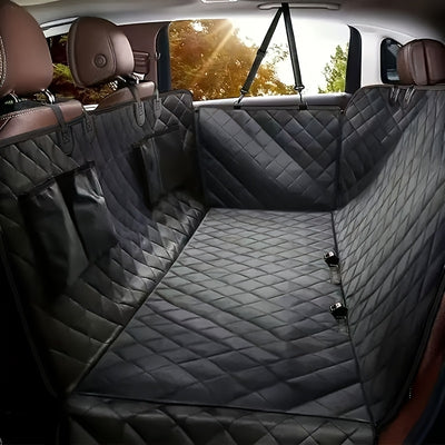 Luxury Quilted Dog Seat Cover for Cars uty Waterproof Pet Hammock