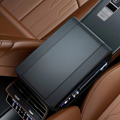 PU Leather Car Armrest Cushion with Memory Foam
